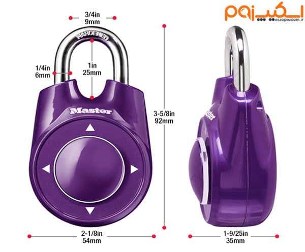 مشخصات قفل جهت دار اسکیپ روم