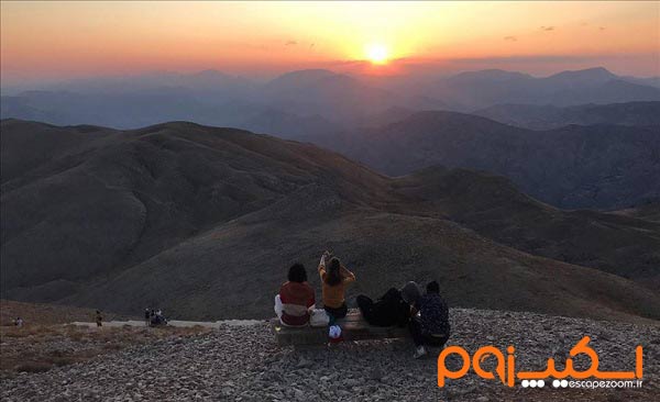 تماشای غروب آفتاب در بام تهران